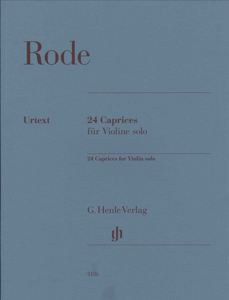 Rode, 24 Caprices (Gertsch) (Henle)