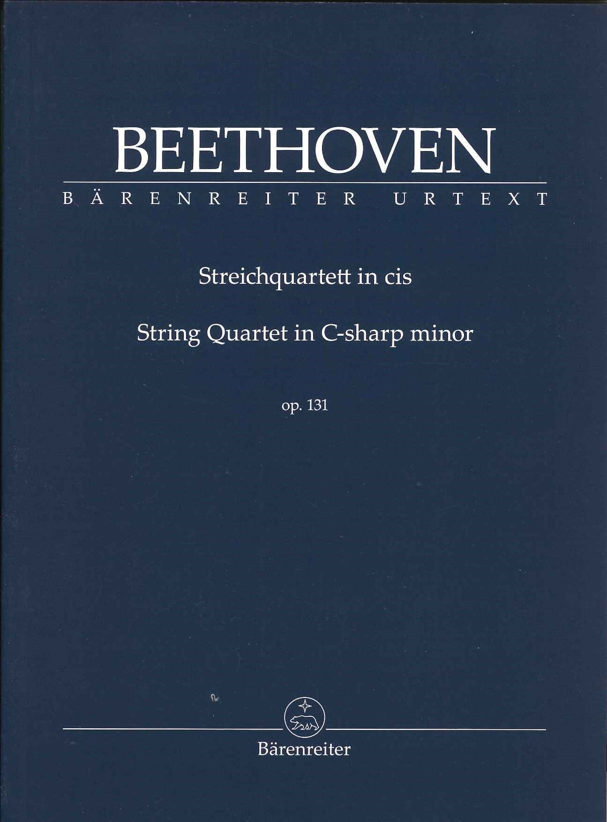 Beethoven, String Quartet op.131 (Barenreiter)