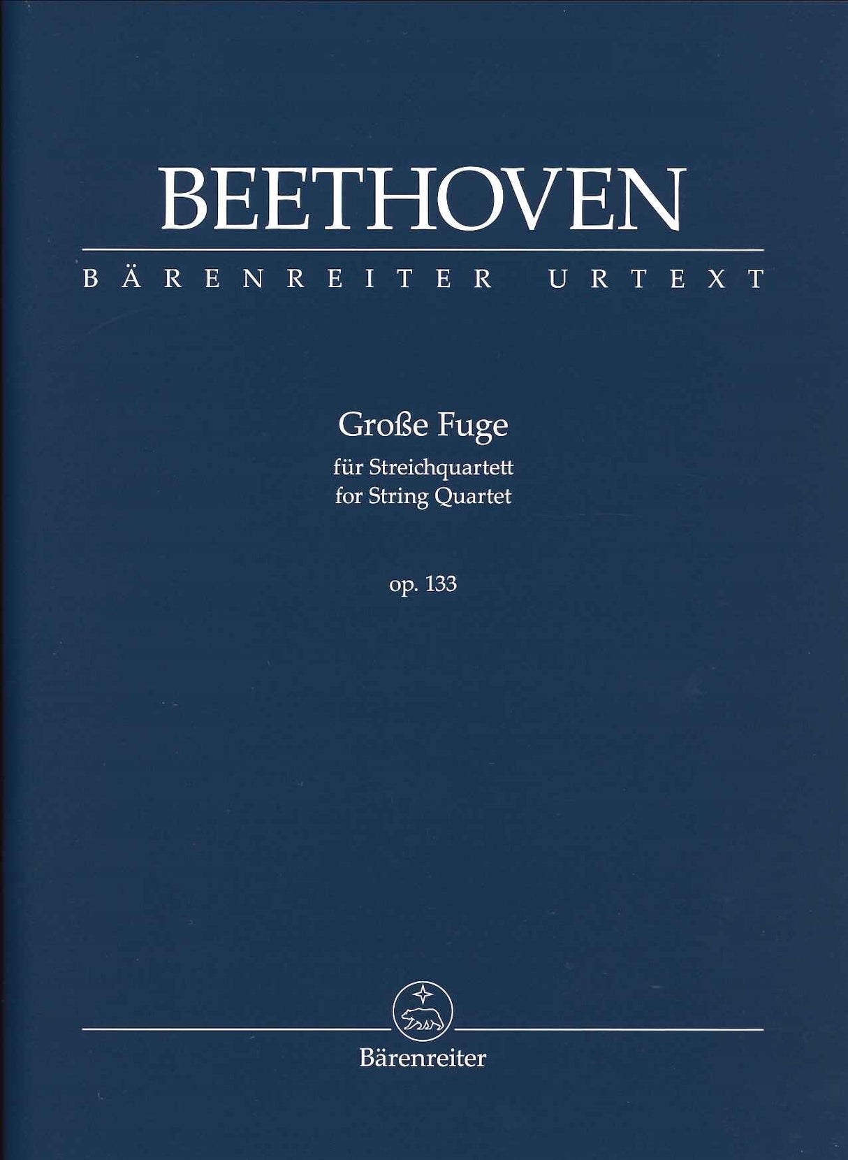 Beethoven, String Quartet op.133 (Barenreiter)