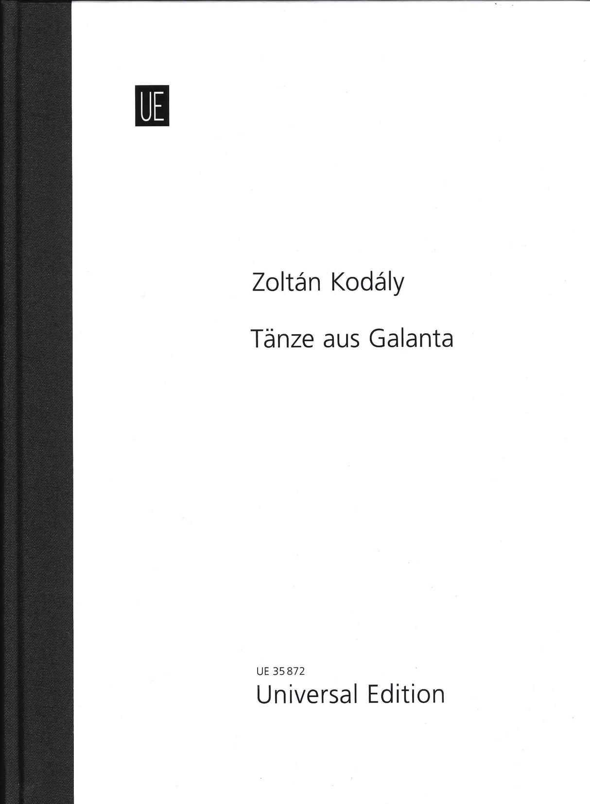 Kodaly, Tanze aus Galanta Full Score (Universal)