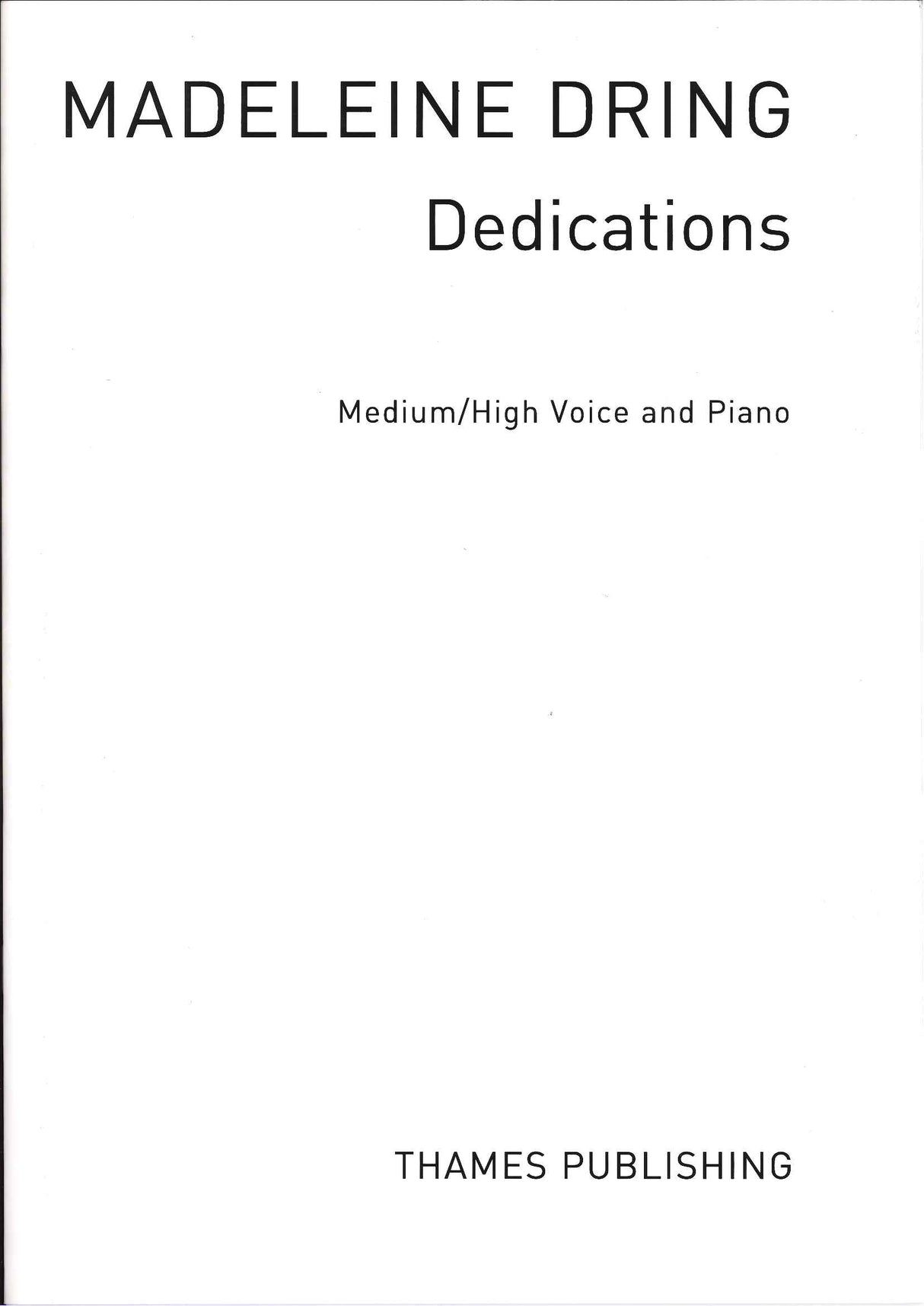 Dring, Dedications (Thames Pub.)