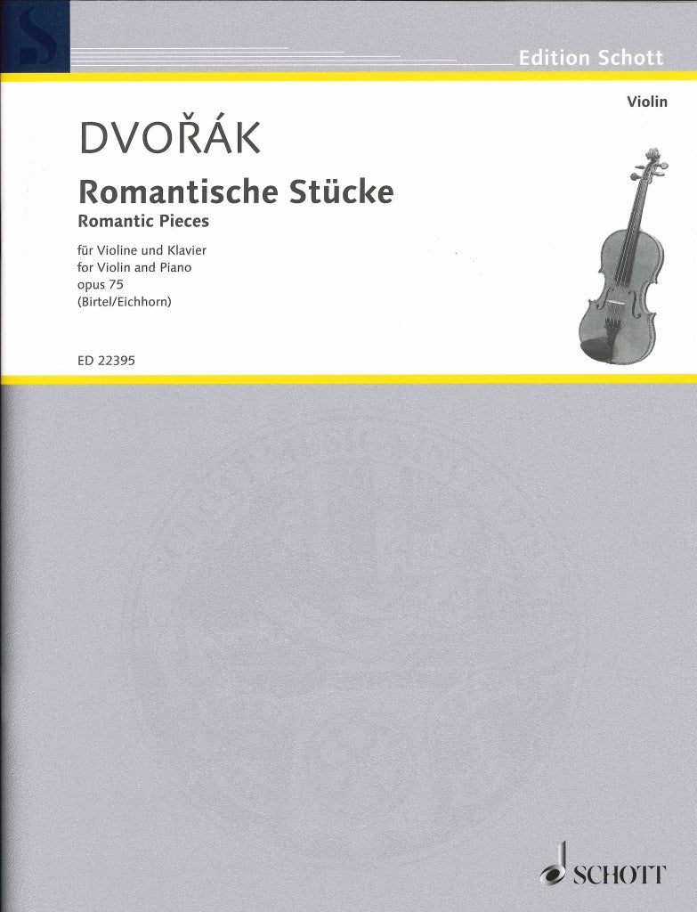 Dvorak, Romantic Pieces op. 75 B 150 (Schott)