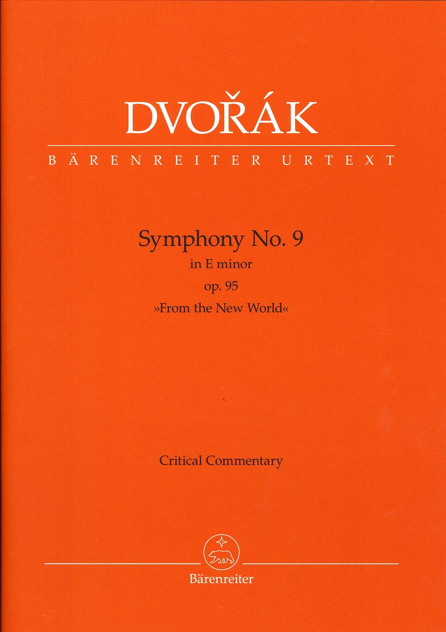 Dvorak, Symphony No. 9 Crit. Commentary (Barenreiter)
