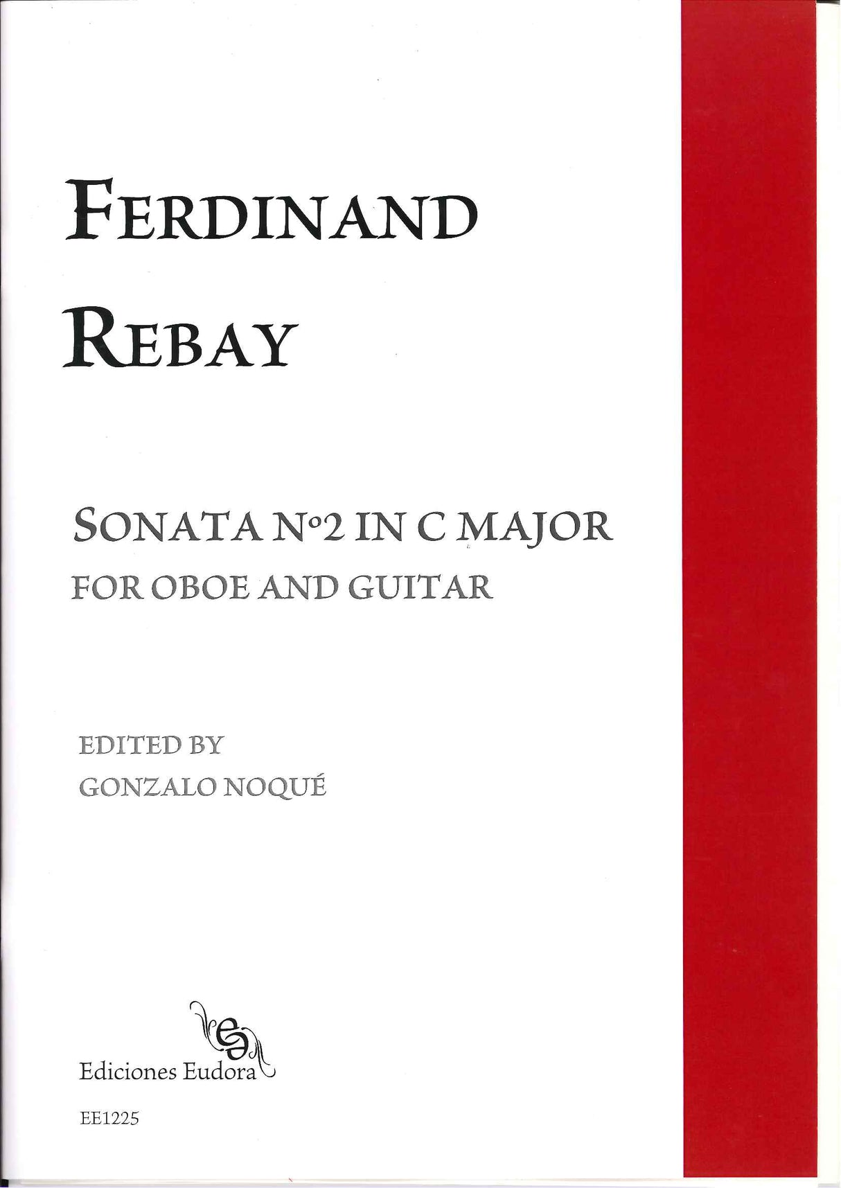 Rebay, Sonata No. 2 in C (Ob,Guit) (Eudora)