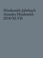 Hindemith-Jahrbuch 2018/XLVII (Schott)