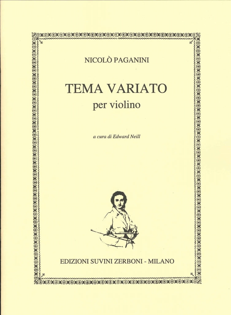 Paganini, Tema variato M.S. 82 (Vn Solo) (Suvini Zerboni)