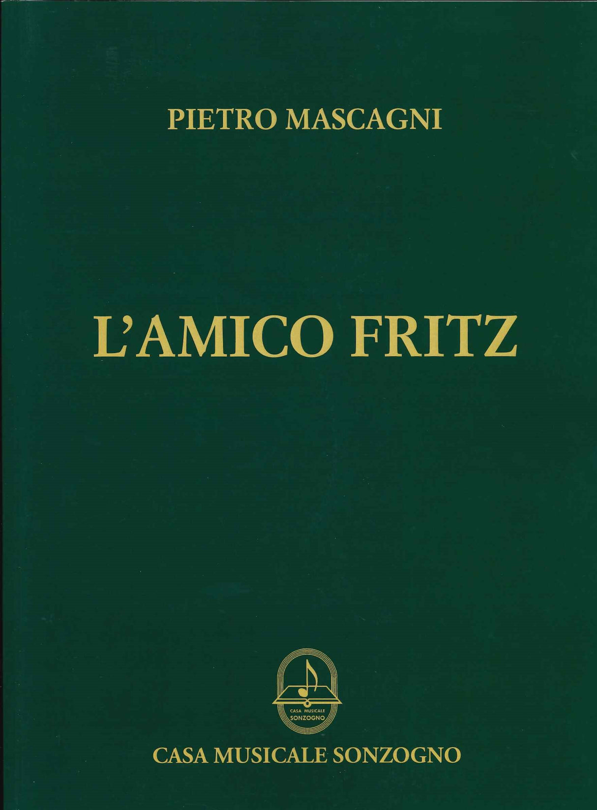 Mascagni, Amico Fritz (paper) (Sonzogno)