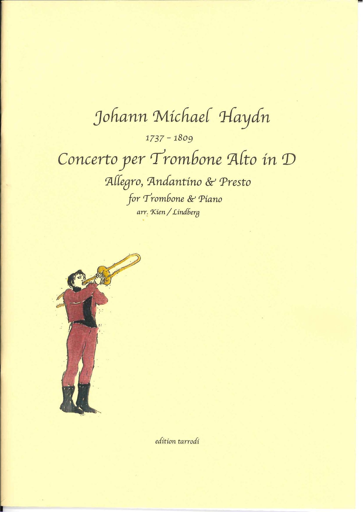 Haydn,M., Concerto per trombone alto inD (Tarrodi, Edition)