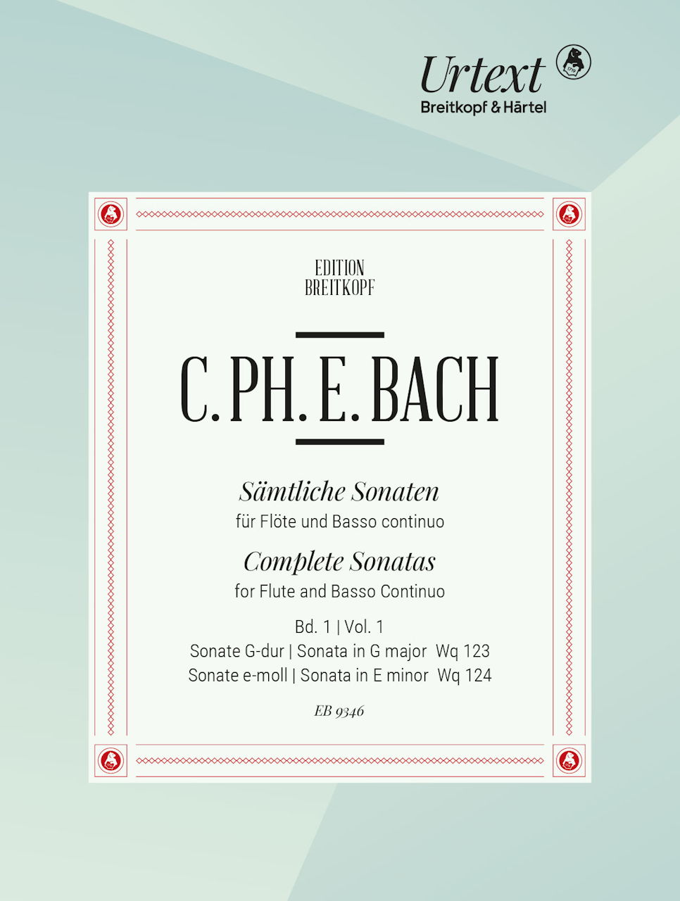 Bach,C.P.E., Sonatas Wq 123, 124 (Breitkopf)
