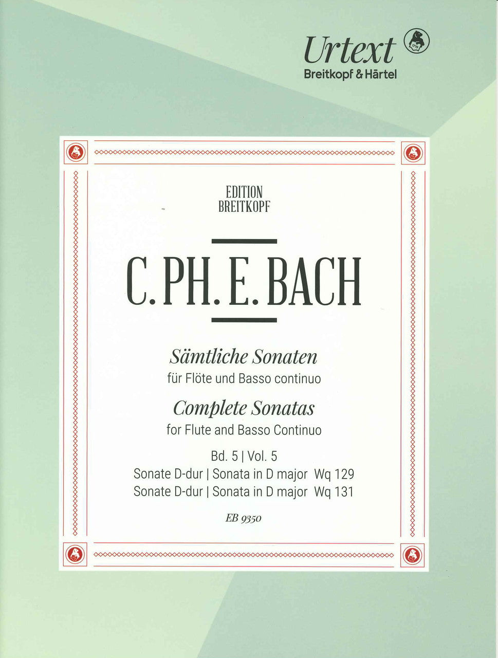 Bach,C.P.E., Sonatas Wq 129, 131 (Breitkopf)