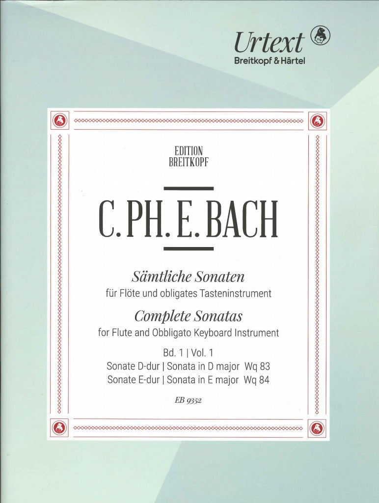 Bach,C.P.E., Sonatas Wq 83, 84 (Breitkopf)