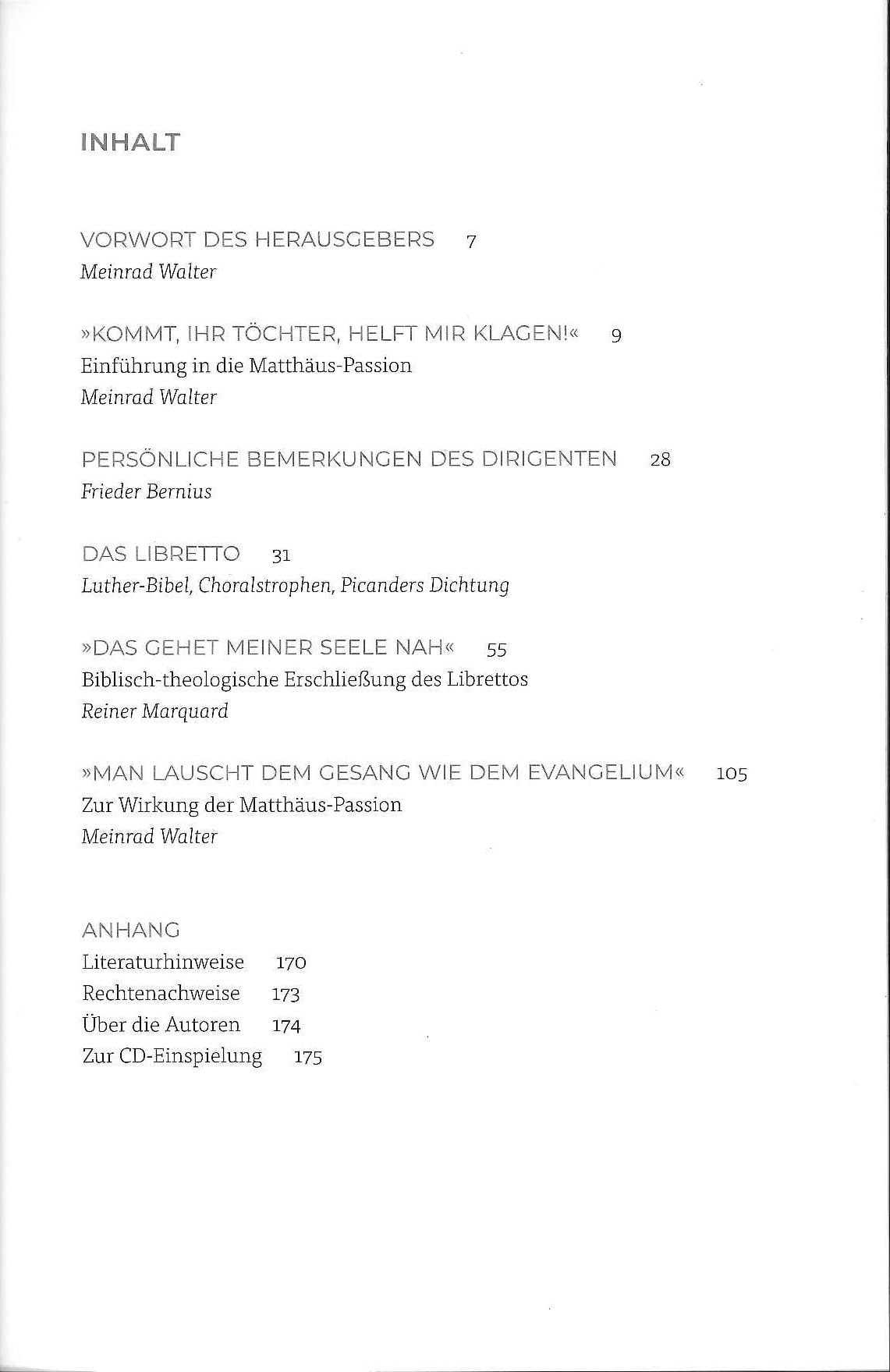 Marquard, Bach: Matthaus-Passion(+ MP3 (Carus)