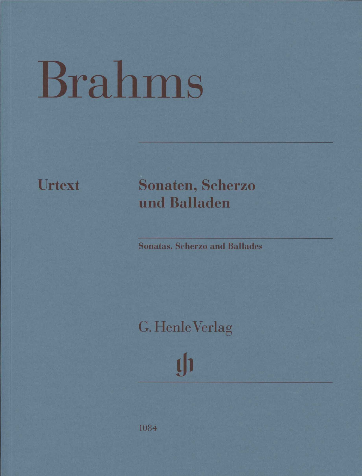 Brahms, Sonatas, Scherzo & Ballades (rev (Henle)