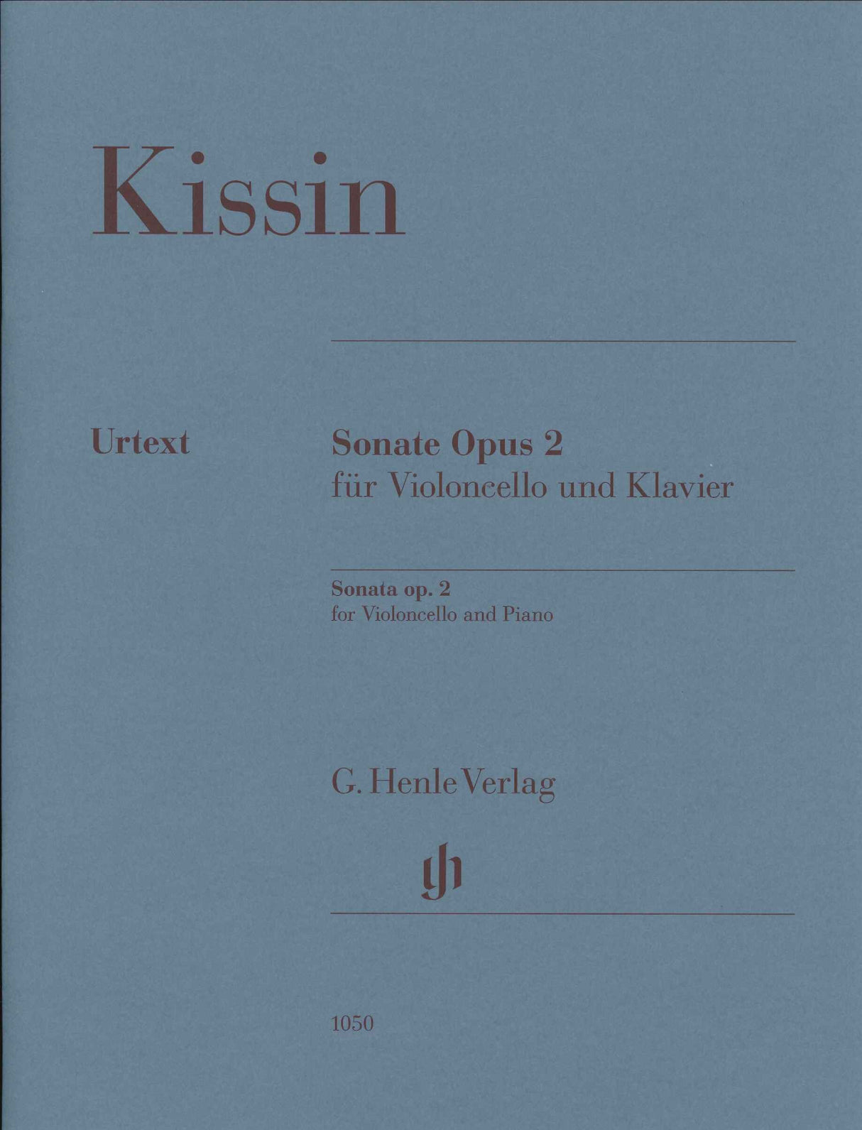 Kissin, Sonata op. 2 (Isserlis) (Henle)
