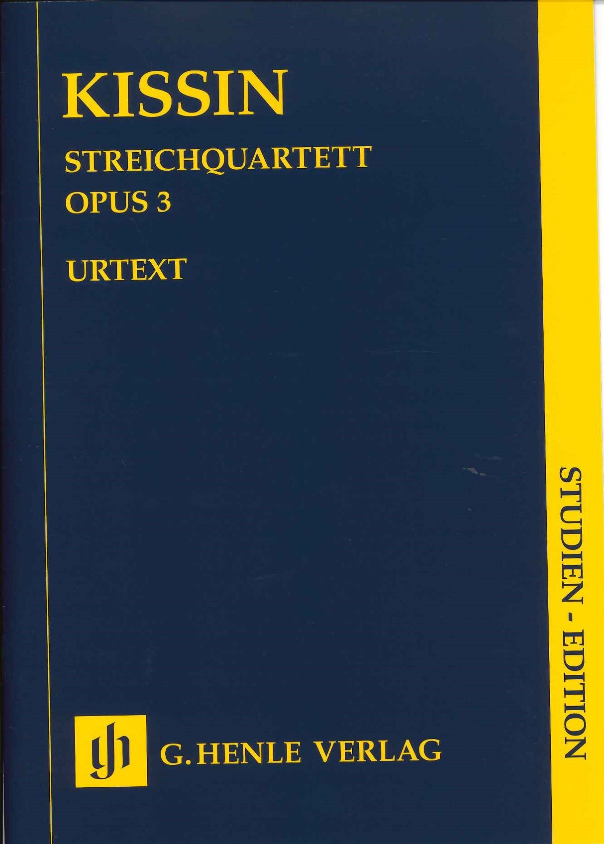 Kissin, String Quartet op. 3 (Henle)