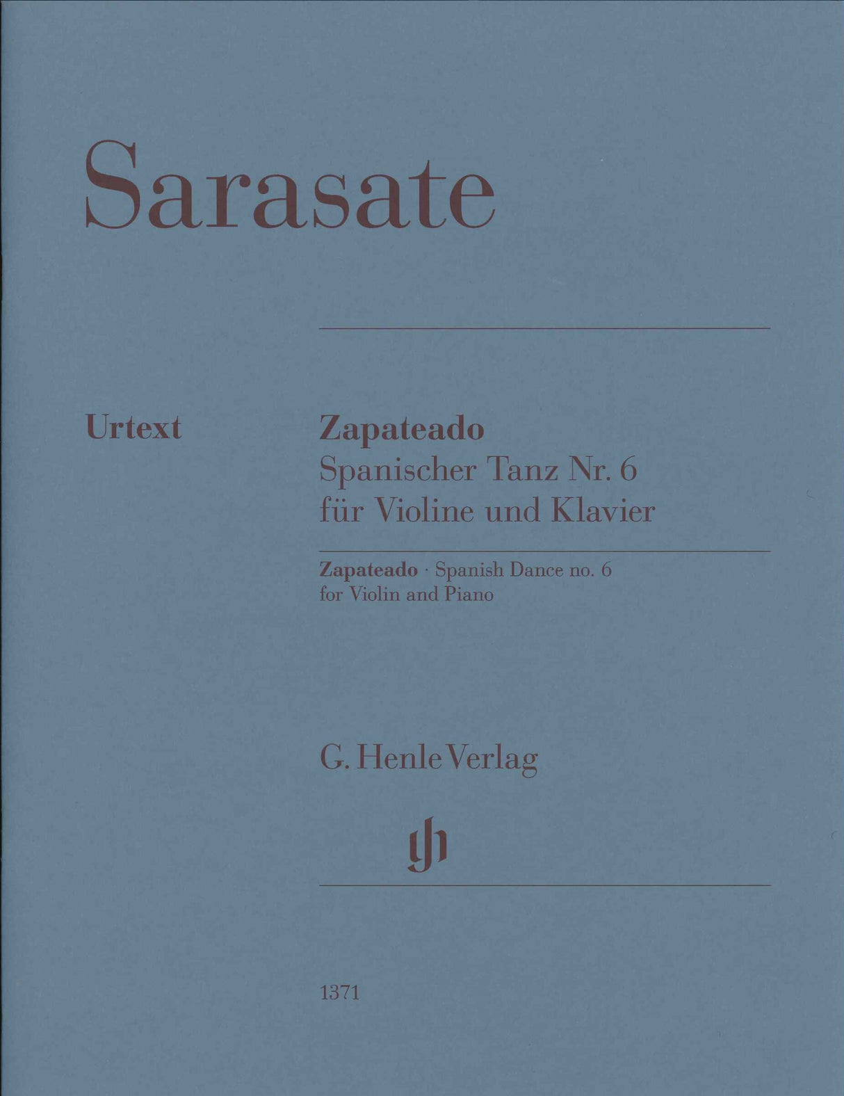 Sarasate, Zapateado op. 23/2 (Jost) (Henle)