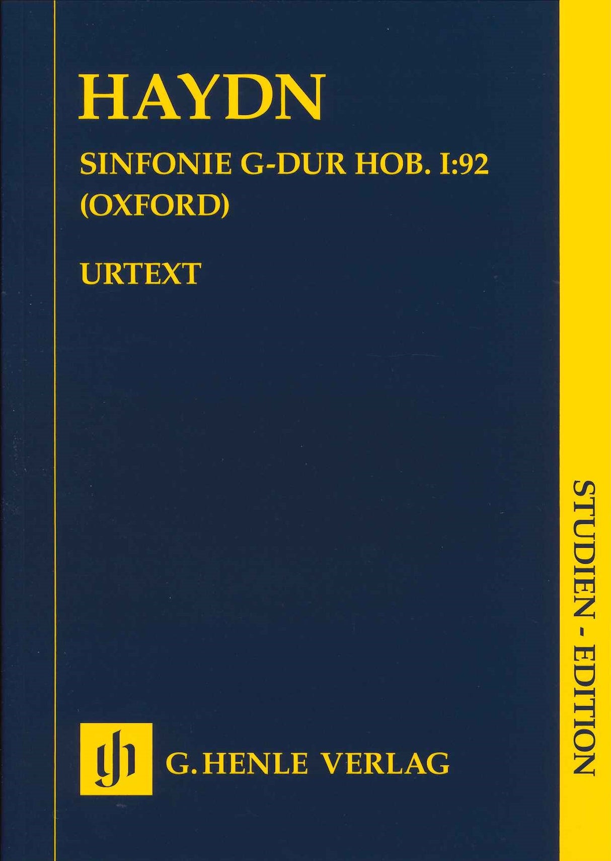 Haydn, Symphony No. 92 in G 'Oxford' (Henle)