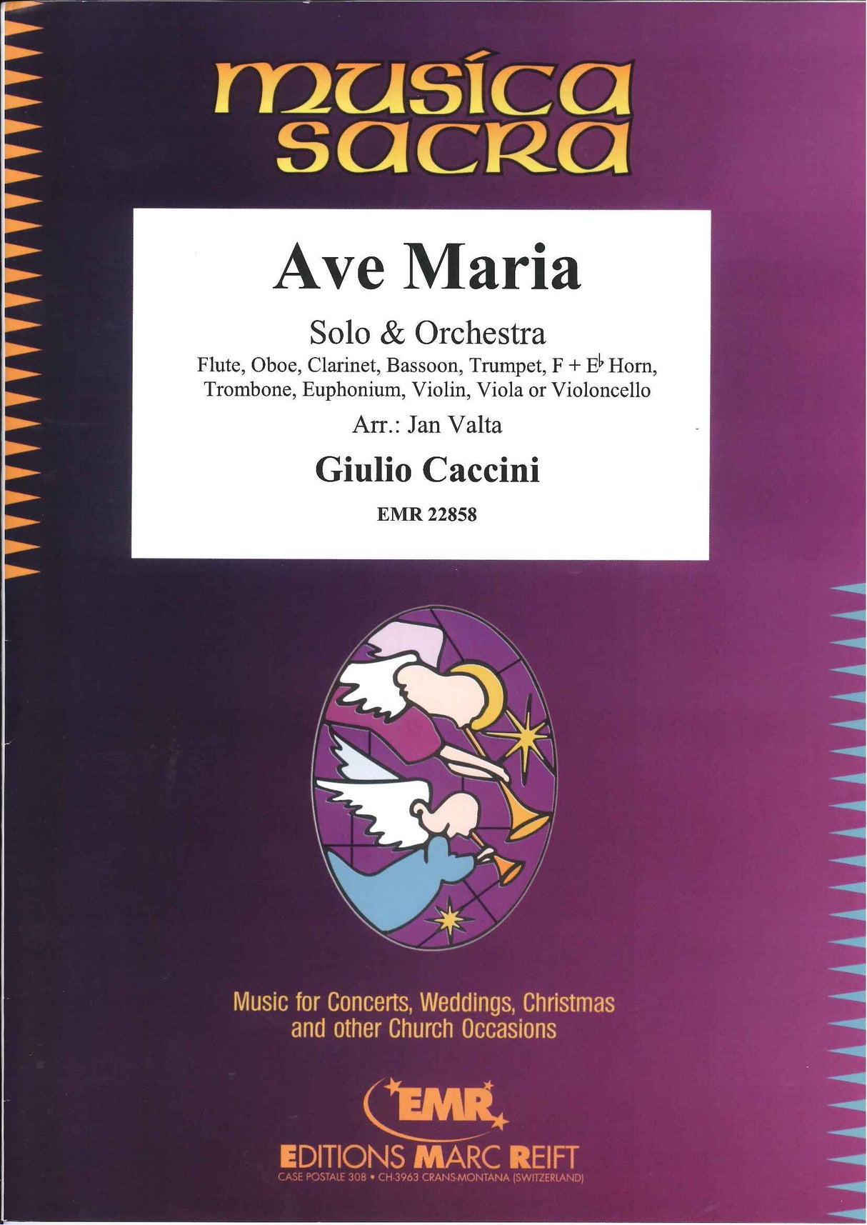 Caccini, Ave Maria (Solo,Orch) (Reift)