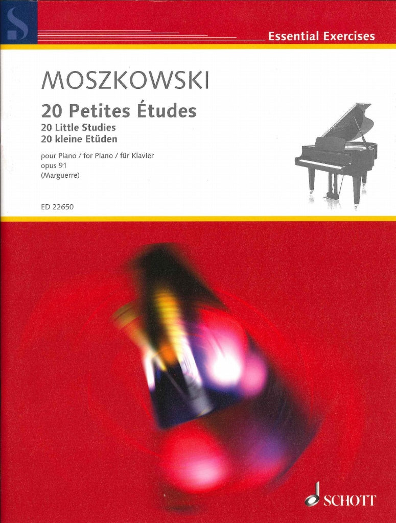 Moszkowski, 20 Petites Etudes op. 91 (Schott)