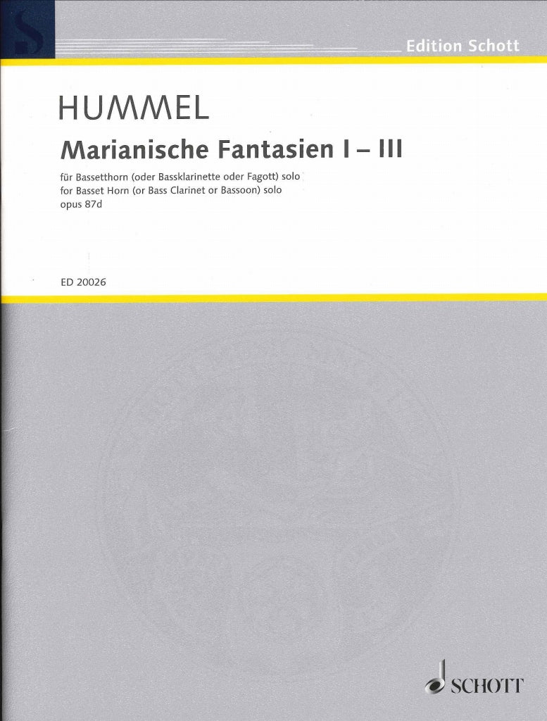 Hummel,B., Marianische Fantasien 1-3 (Schott)