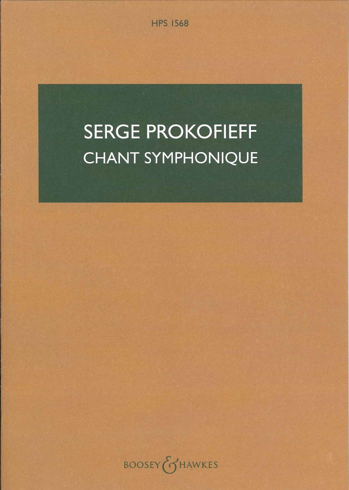 Prokofiev, Chant symphonique, op. 57 (Boosey)