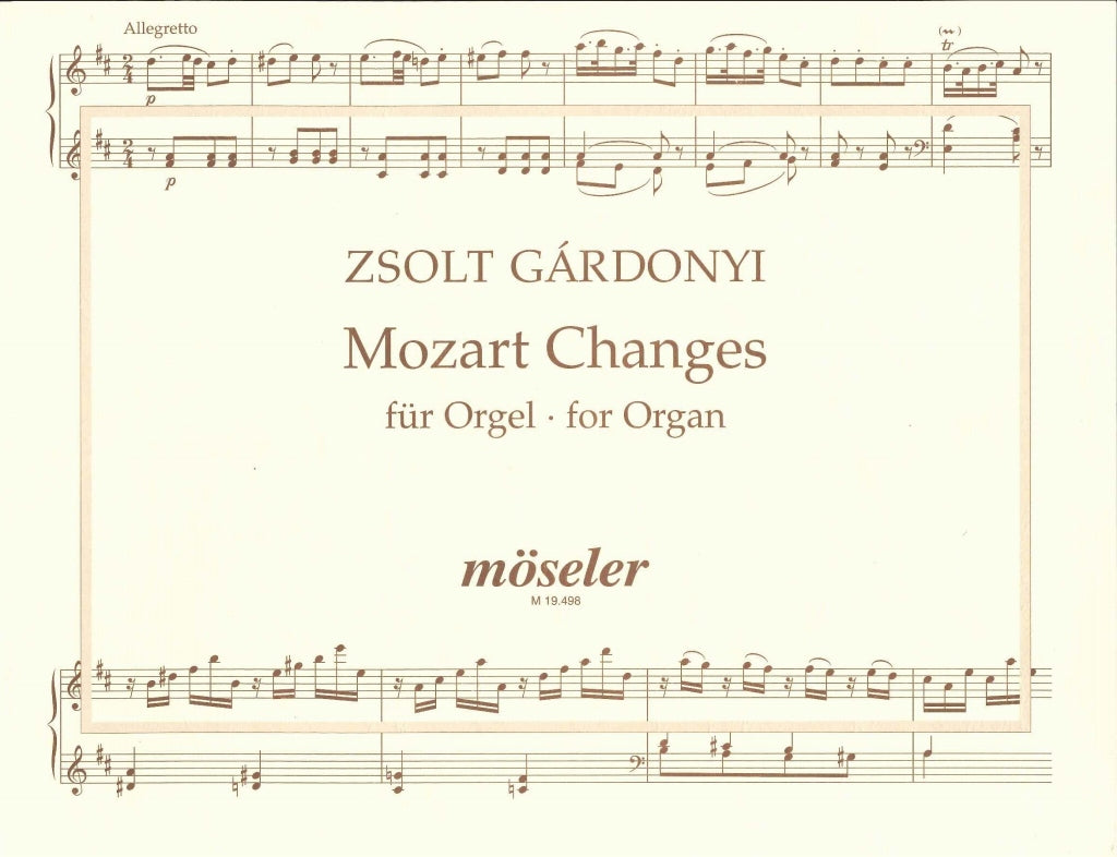 Gardonyi, Mozart Changes (Moseler)