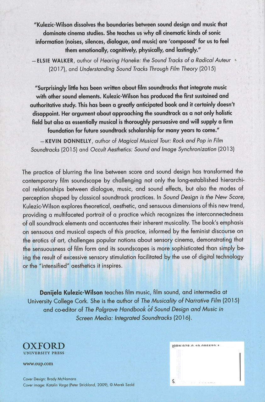 Sound Design is the New Score (paper) (Oxford University Press)