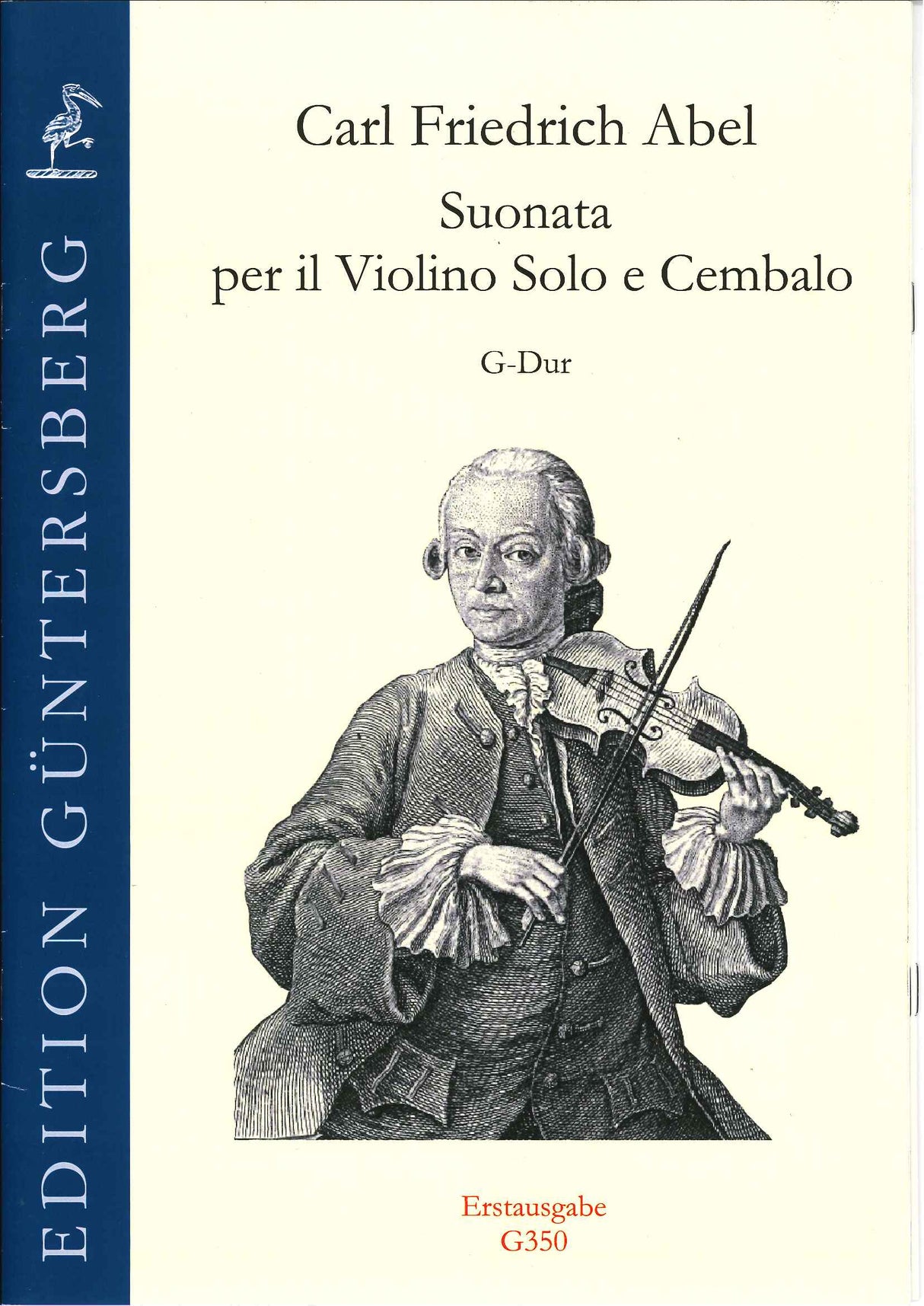 Abel, Suonata in G (Vn,Cemb/Bc) (Guntersberg/Walhall)