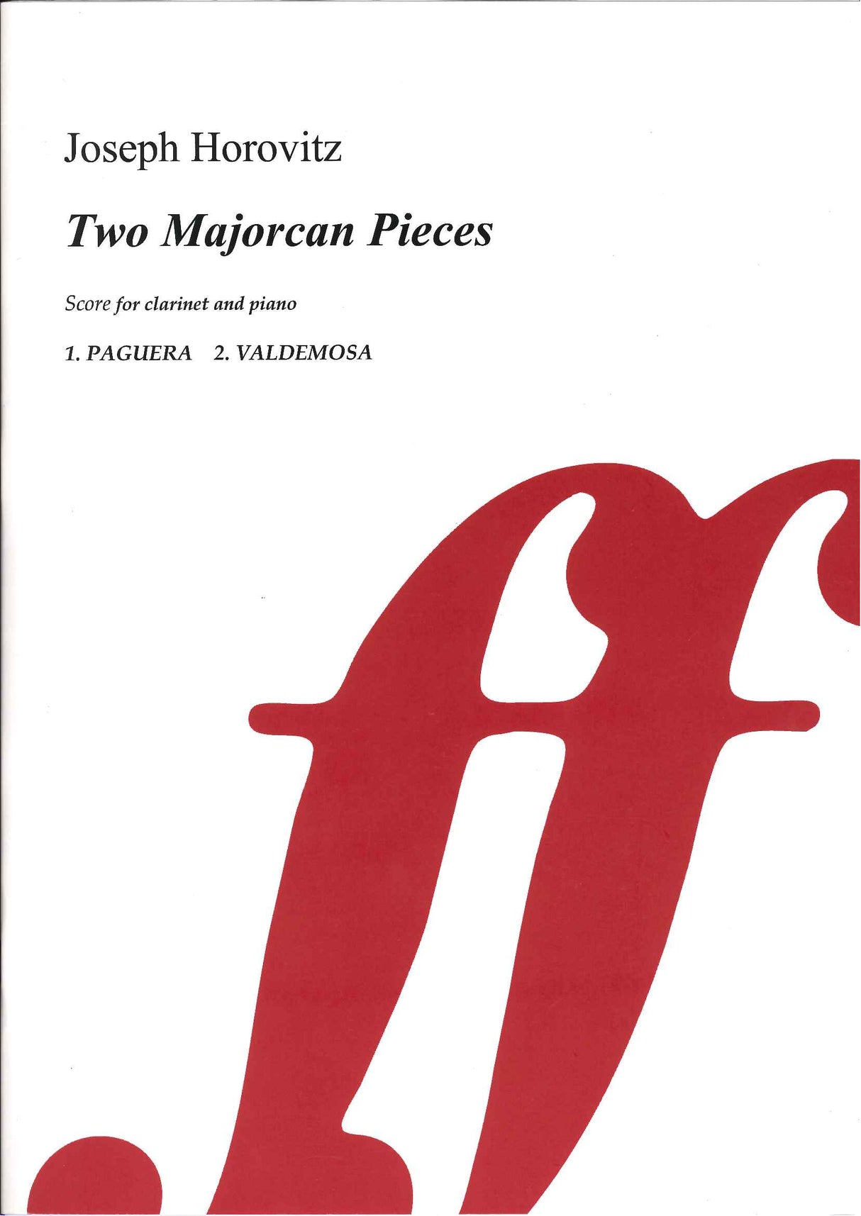 Horovitz, 2 Majorcan Pieces (Music Vault)