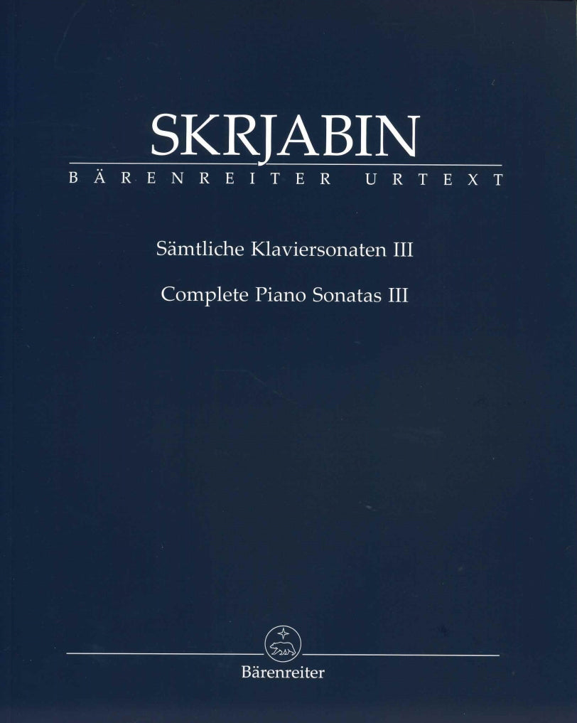Scriabin, Sonaten 3: Nr. 6, 7, 8 (Barenreiter)
