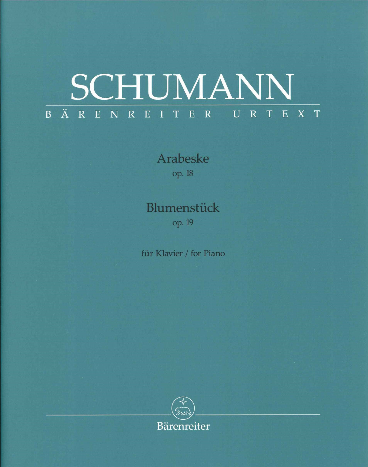 Schumann, Arabeske; Blumenstuck (Barenreiter)