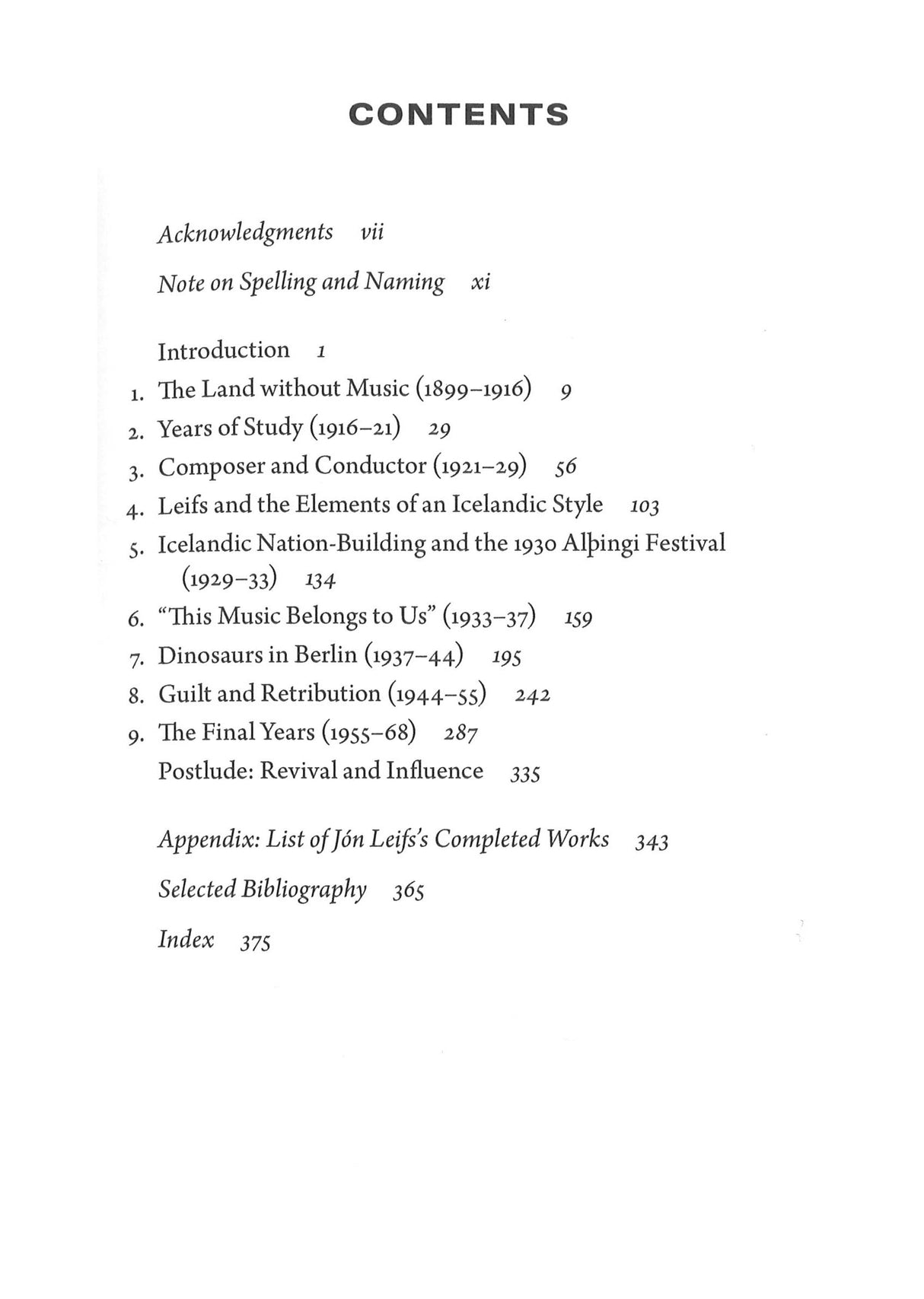 Ingolfsson, Jon Leifs and the Musical(p) (Indiana University Press)