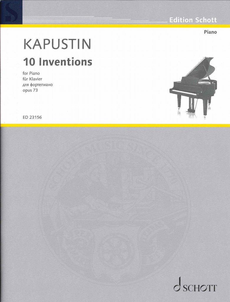 Kapustin, 10 Inventions op. 73 (1993) (Schott)