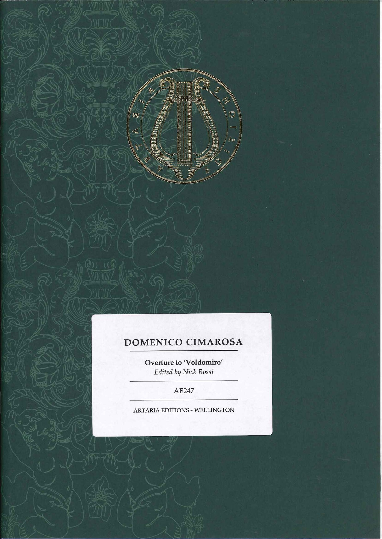 Cimarosa, Voldomiro, Overture (Artaria Editions)
