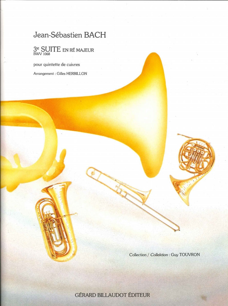 Bach, Suite No. 3 BWV 1068 (Quintet) (Billaudot)