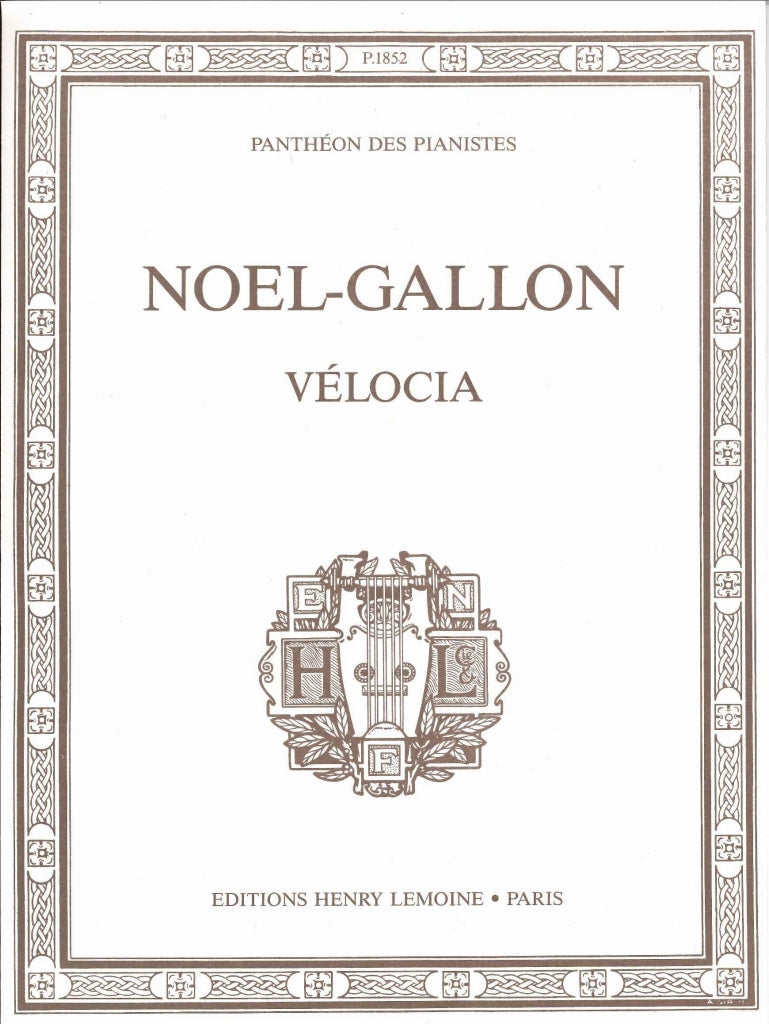 Noel-Gallon, Velocia: Etude (Lemoine)