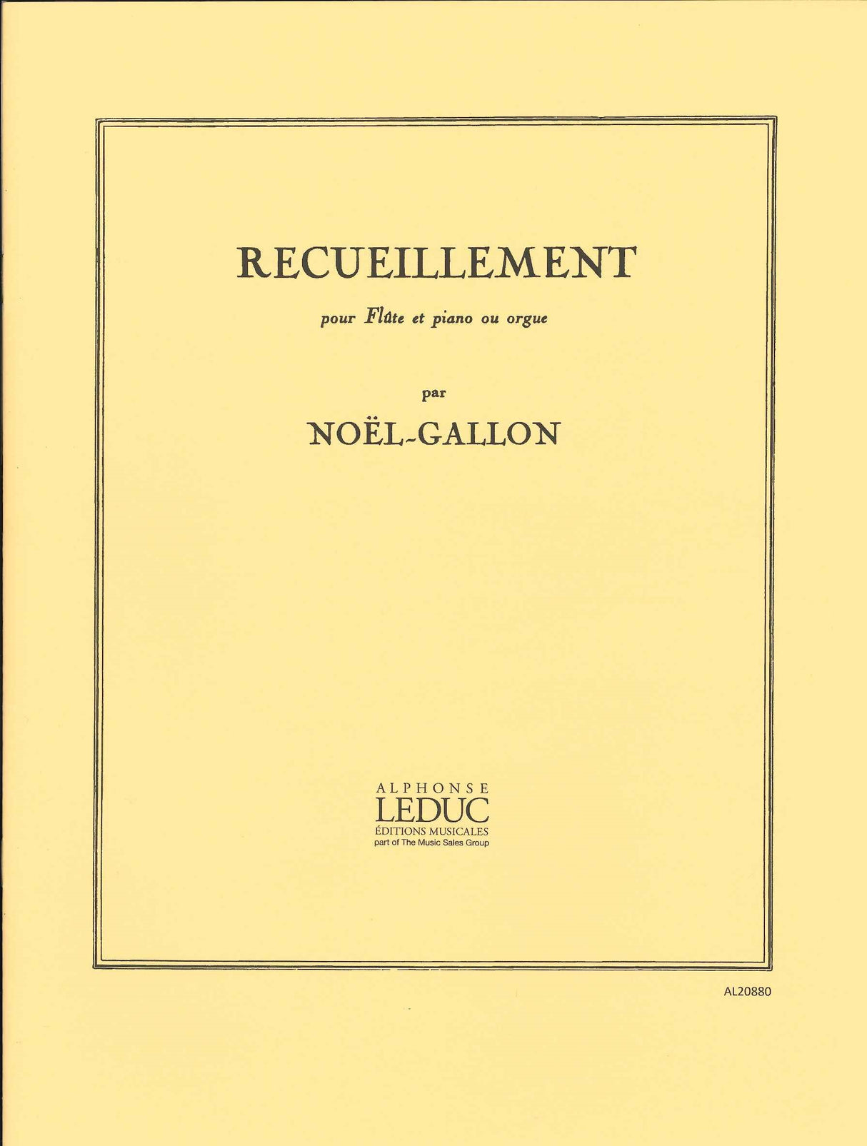 Noel-Gallon, Recueillement (Leduc)