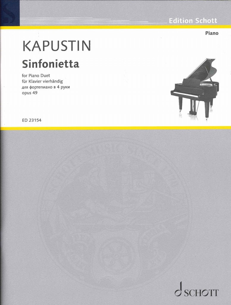 Kapustin, Sinfonietta op. 49 (Schott)