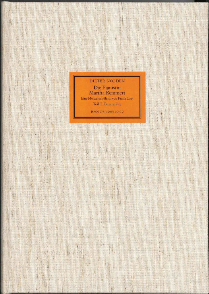 Nolden, Pianistin M. Remmert, Teil 1 (Noetzel)