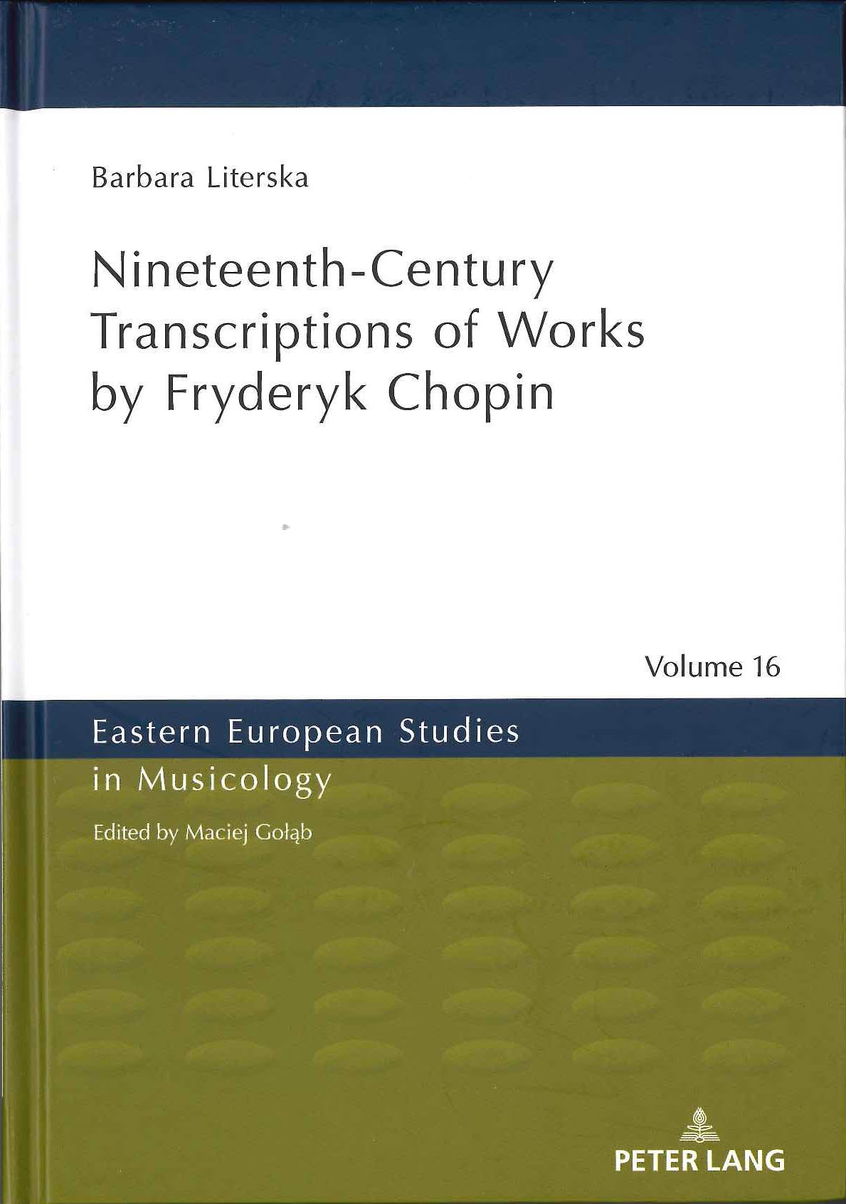 Literska, 19C Transcriptions Chopins (Peter Lang)