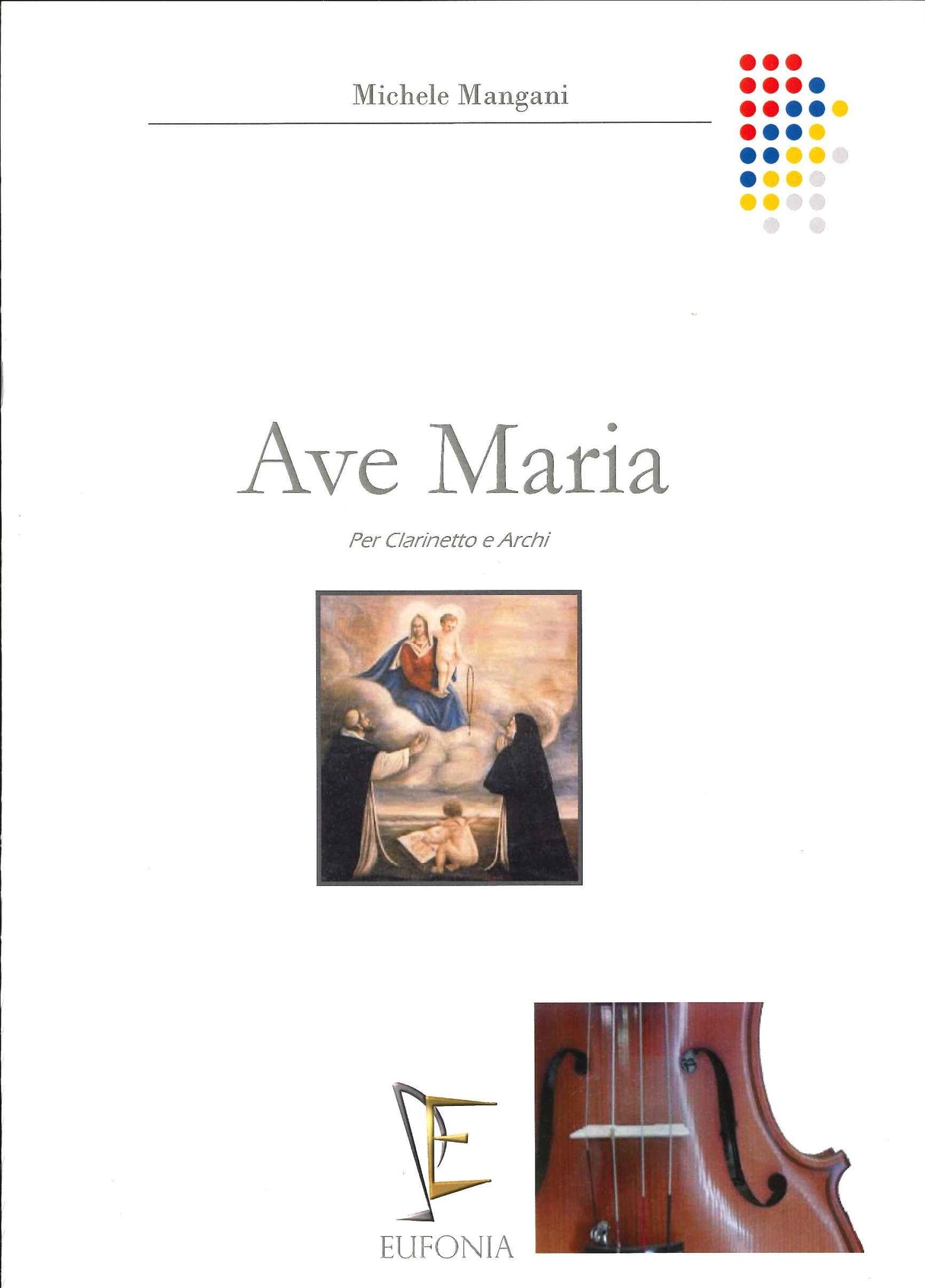 Mangani, Ave Maria (Cl,Str) (Eufonia, Edizioni Musicali)
