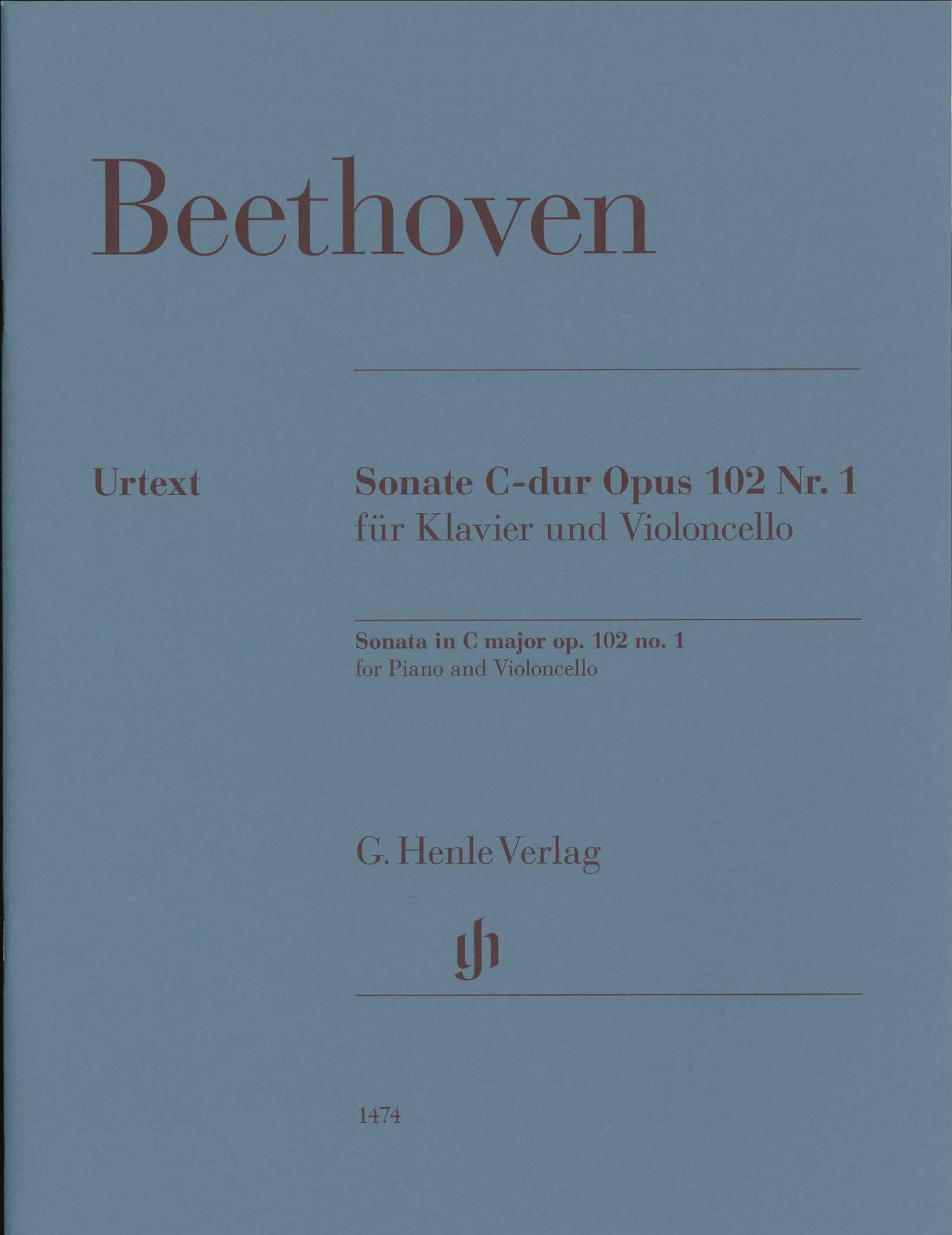 Beethoven, Sonata op.102/1 in C (Henle)