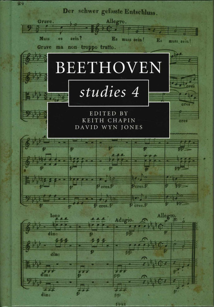Chapin, Beethoven Studies 4 (hard) (Cambridge University Press)