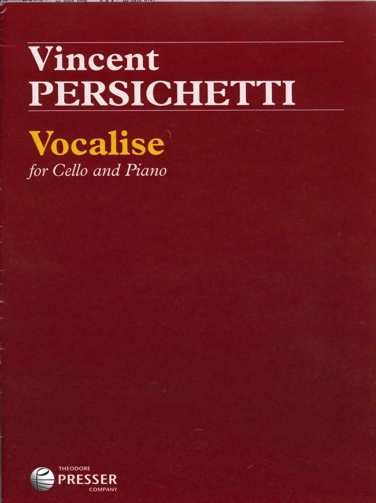 Persichetti, Vocalise op. 27 (1945) (Elkan-Vogel)