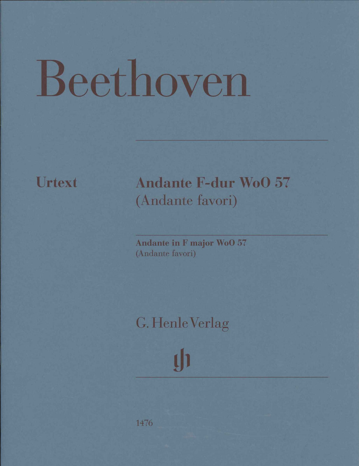 Beethoven, Andante favori WoO 57 (rev.) (Henle)