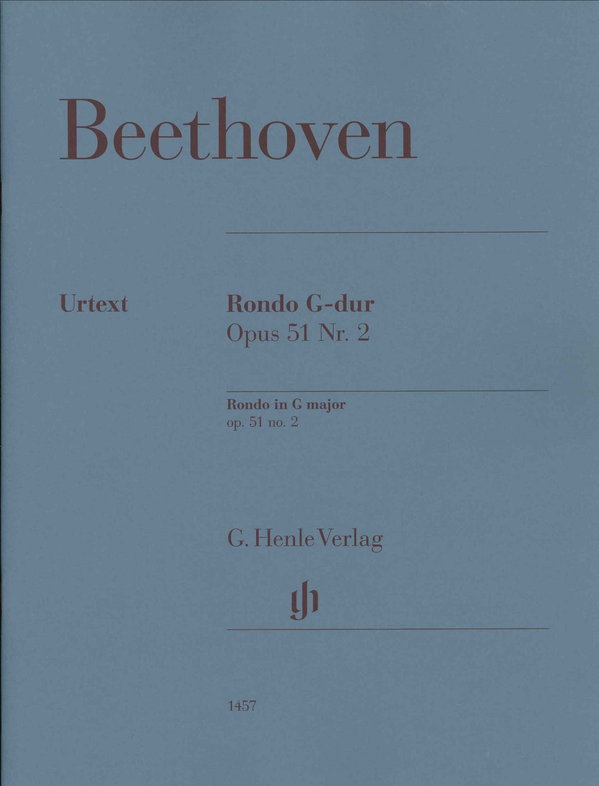 Beethoven, Rondo op. 51/2 in G (Biermann (Henle)