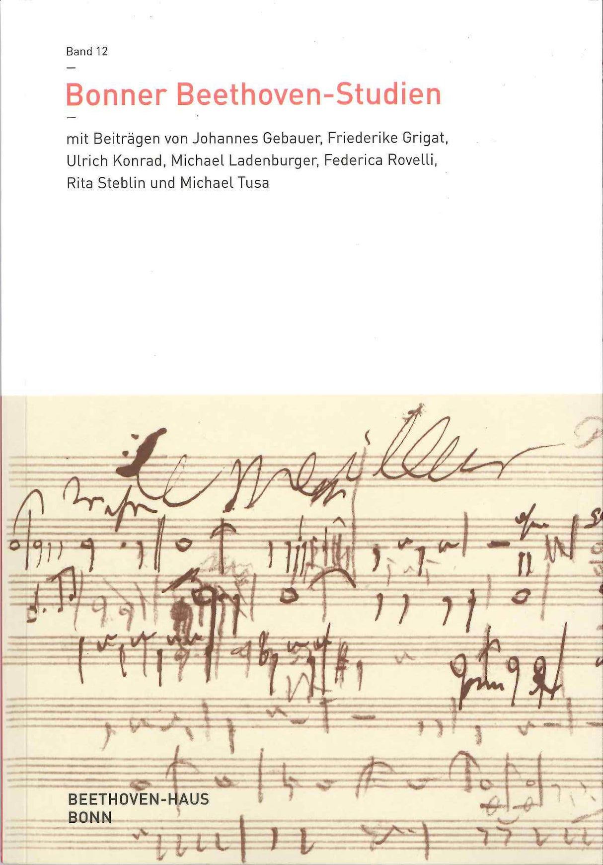 Bonner Beethoven-Studien 12 (Beethoven-Haus)