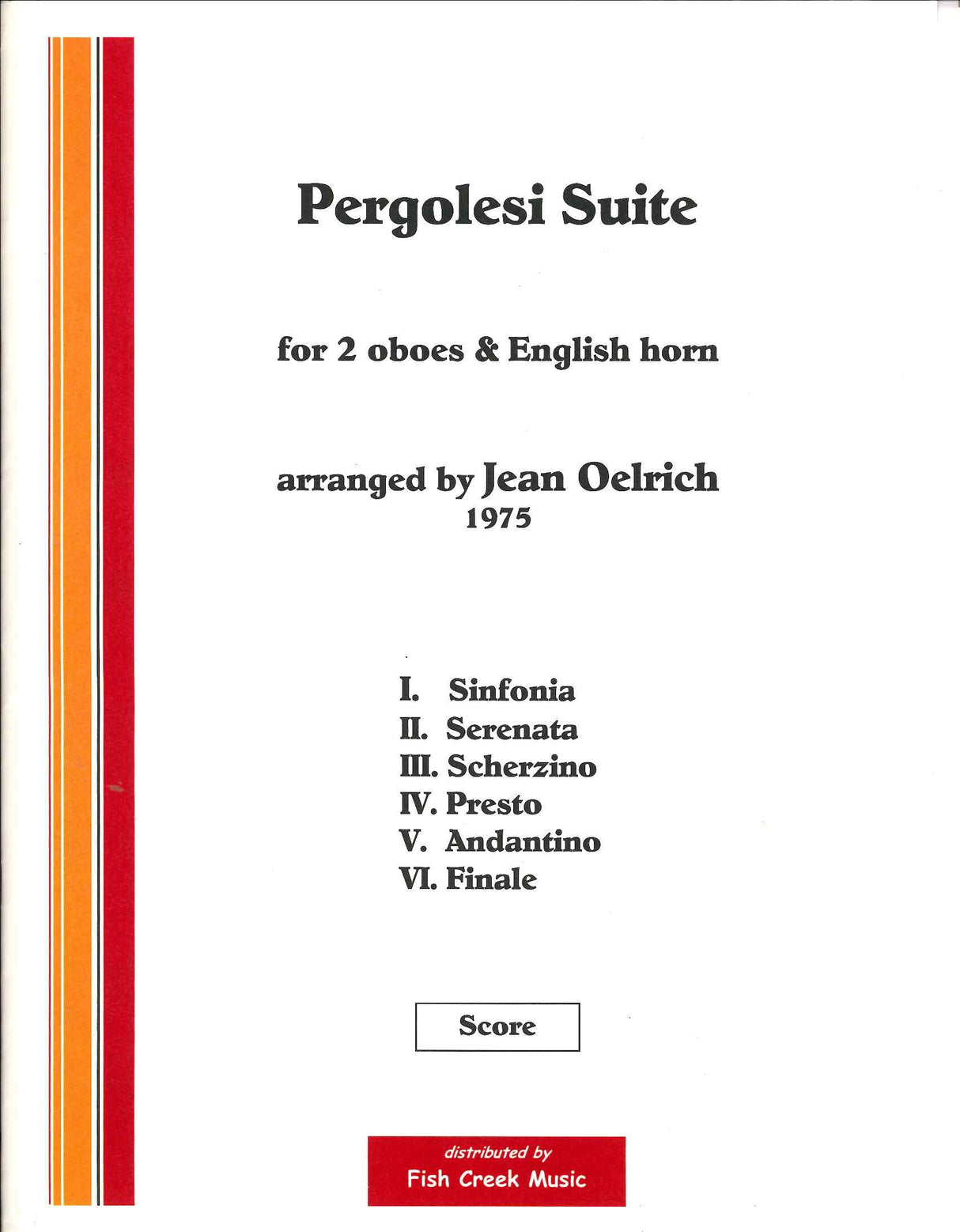 Pergolesi Suite (2On,EHr) (Fish Creek Music)