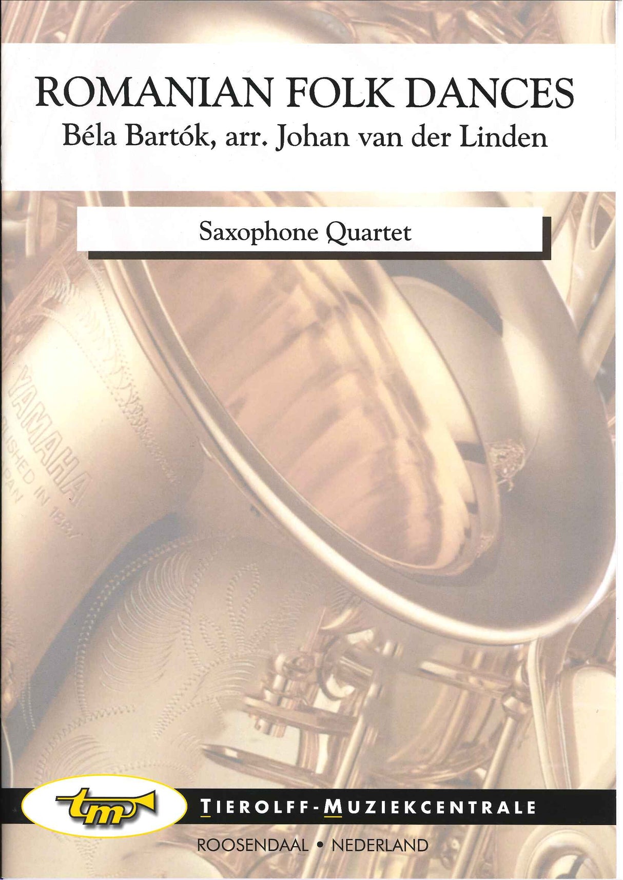 Bartok, Romanian Folk Dances (SATBr) (Tierolff)