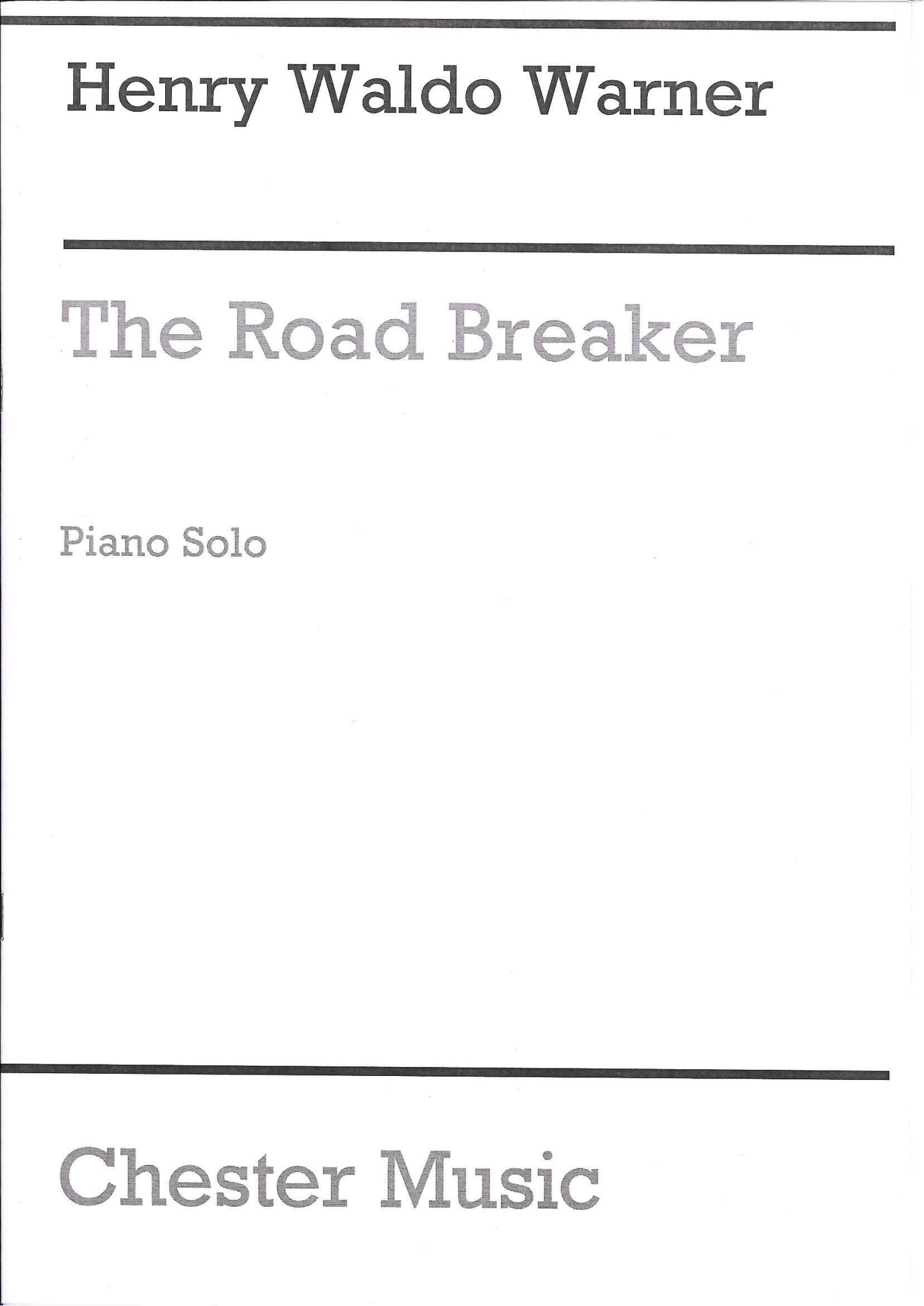 Warner, Road Breaker op. 44/4 (Chester)